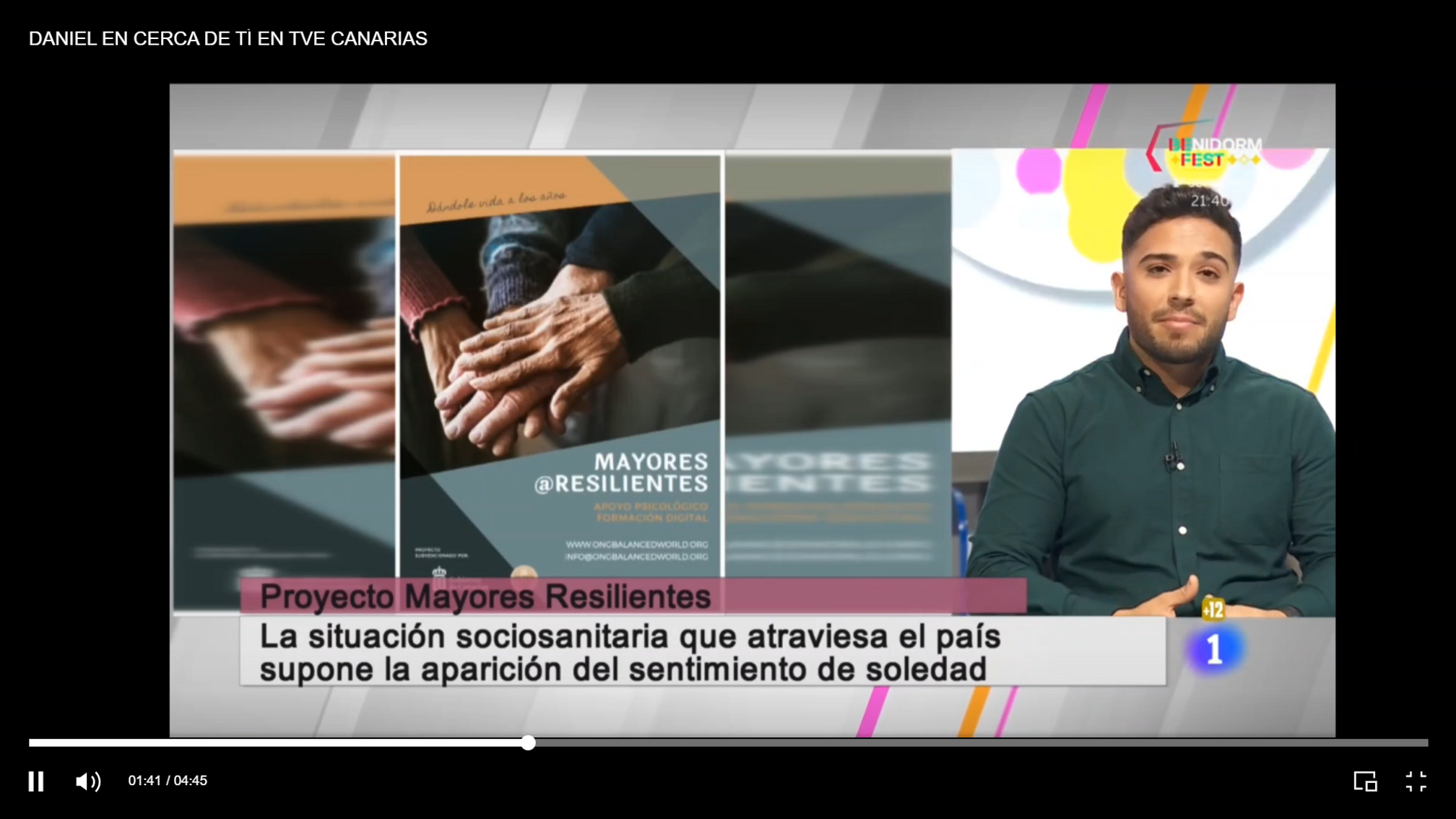 DANIEL EN CERCA DE TÍ EN TVE CANARIAS